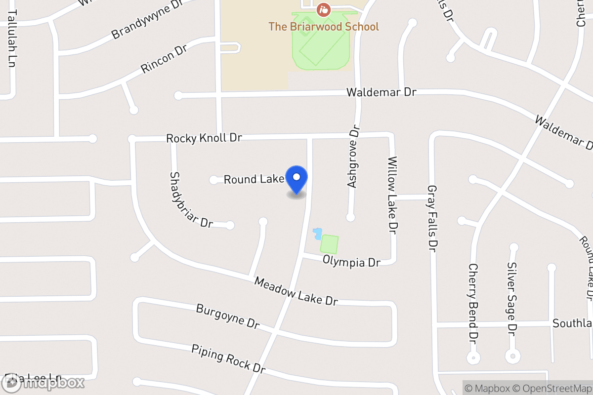 Map of 2106 Shadowbriar Dr, Houston