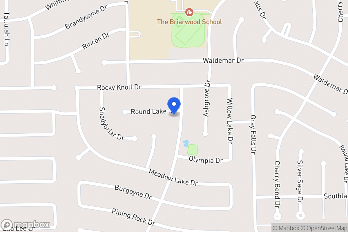 Map of 2102 Shadowbriar Dr, Houston
