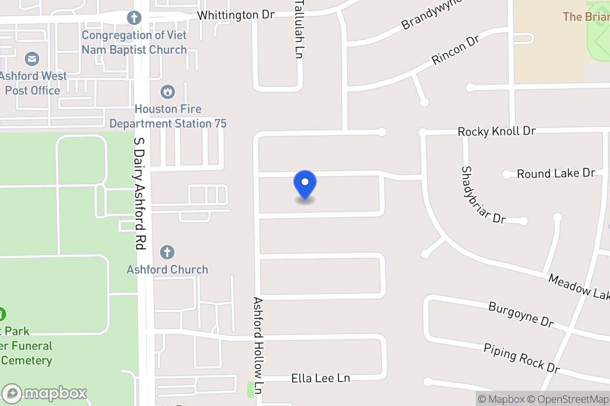 Map of 12514 Olympia Dr, Houston