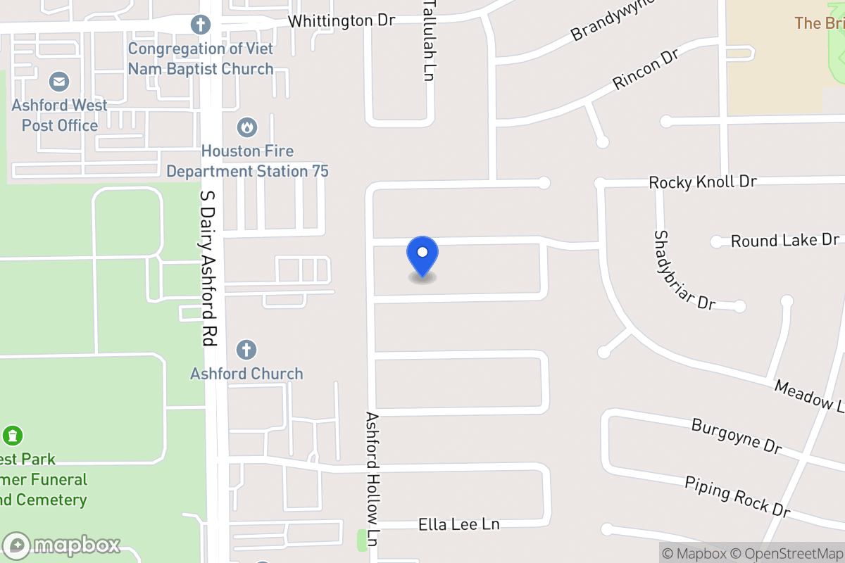 Map of 12518 Olympia Dr, Houston