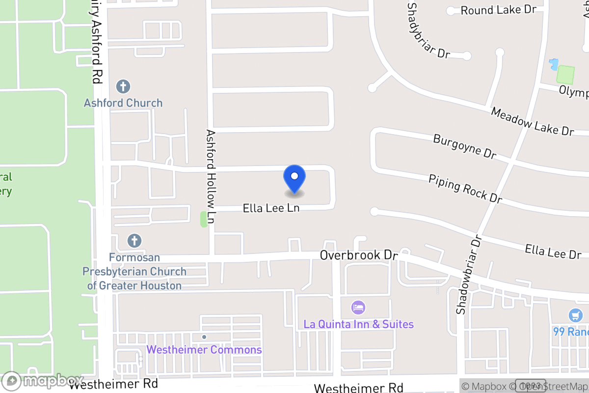 Map of 12418 Ella Lee Ln, Houston