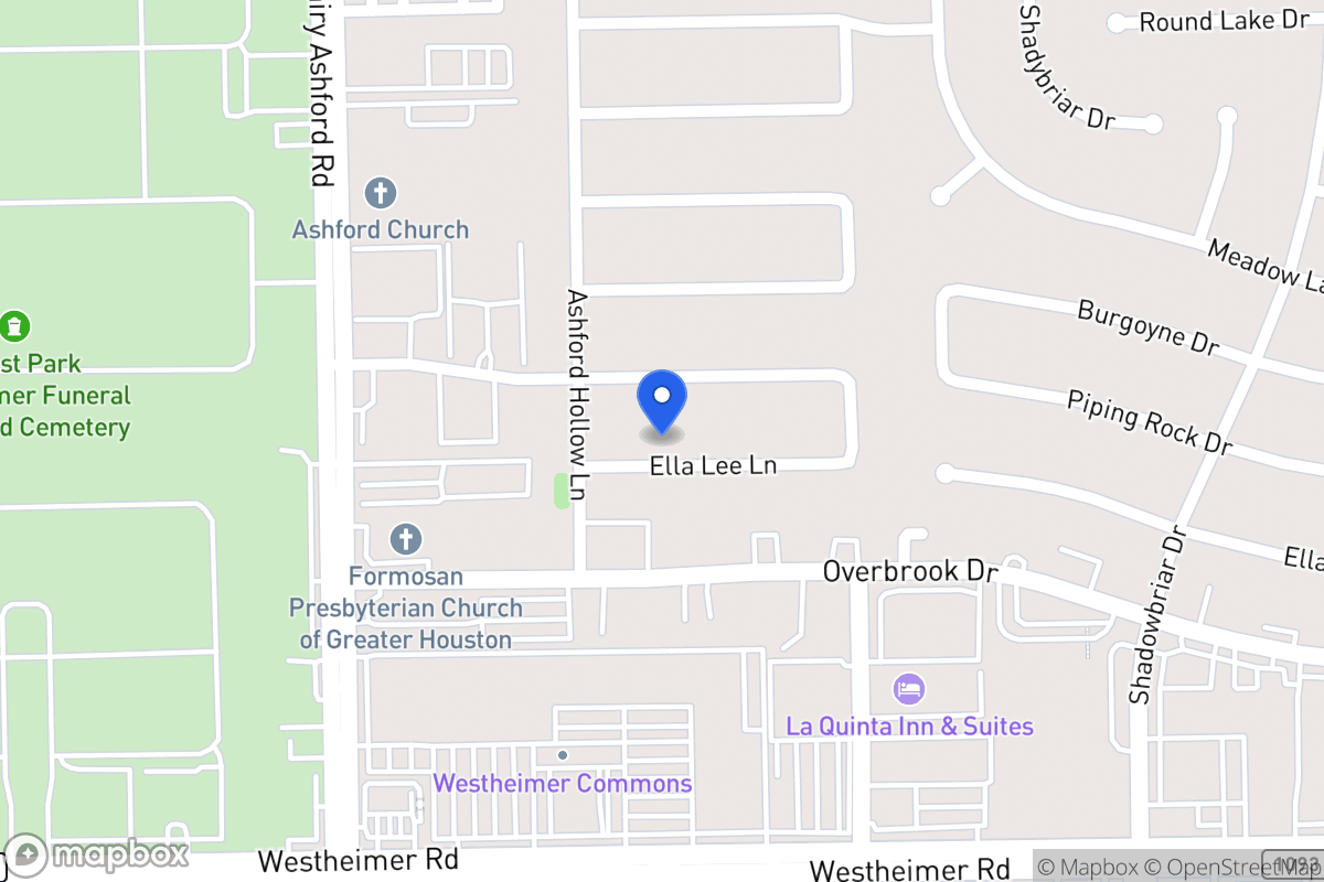 Map of 12518 Ella Lee Ln, Houston