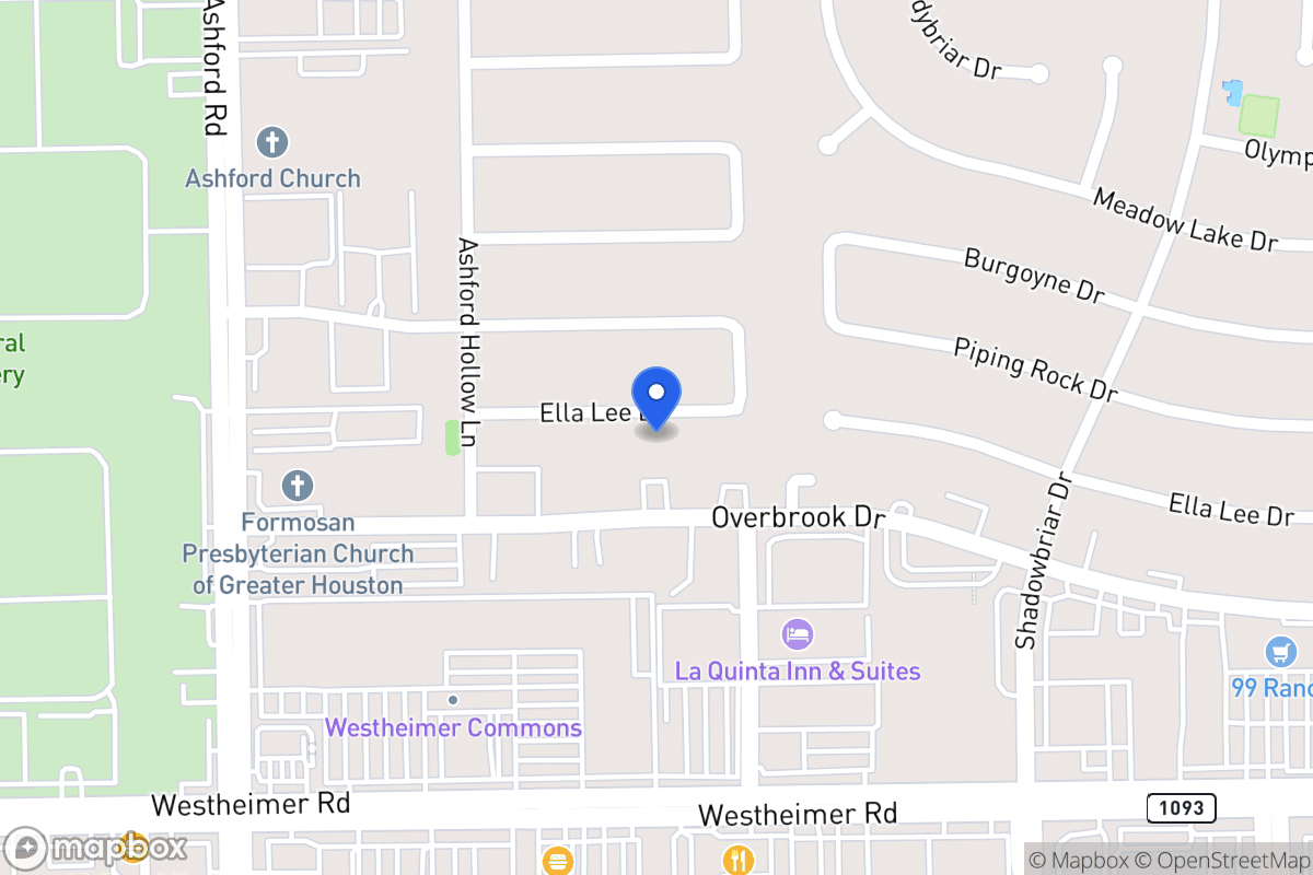 Map of 12419 Ella Lee Ln, Houston