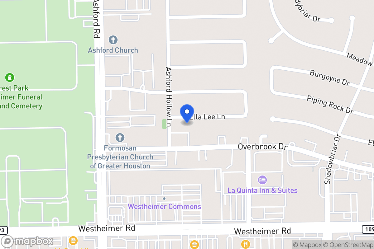 Map of 12523 Ella Lee Ln, Houston