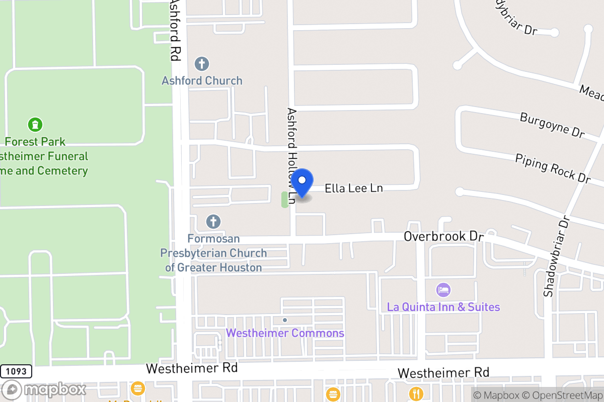 Map of 12531 Ella Lee Ln, Houston