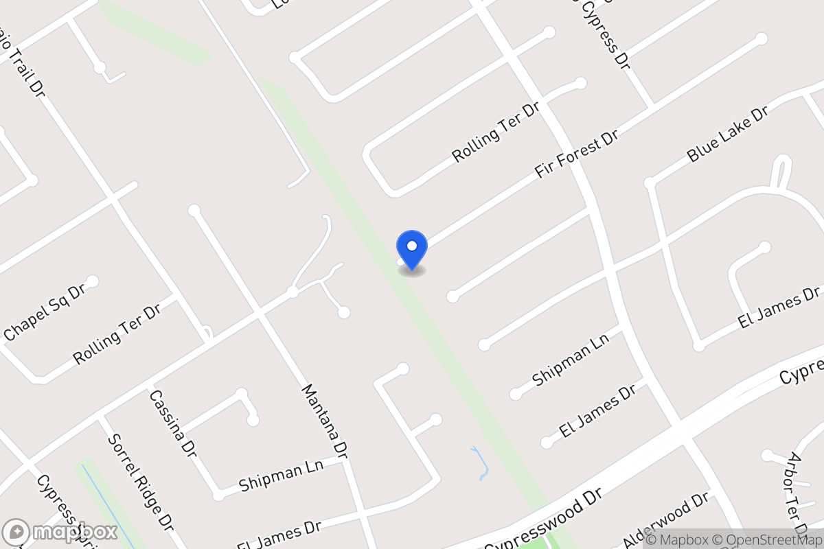 Map of 3651 Fir Forest Dr, Spring