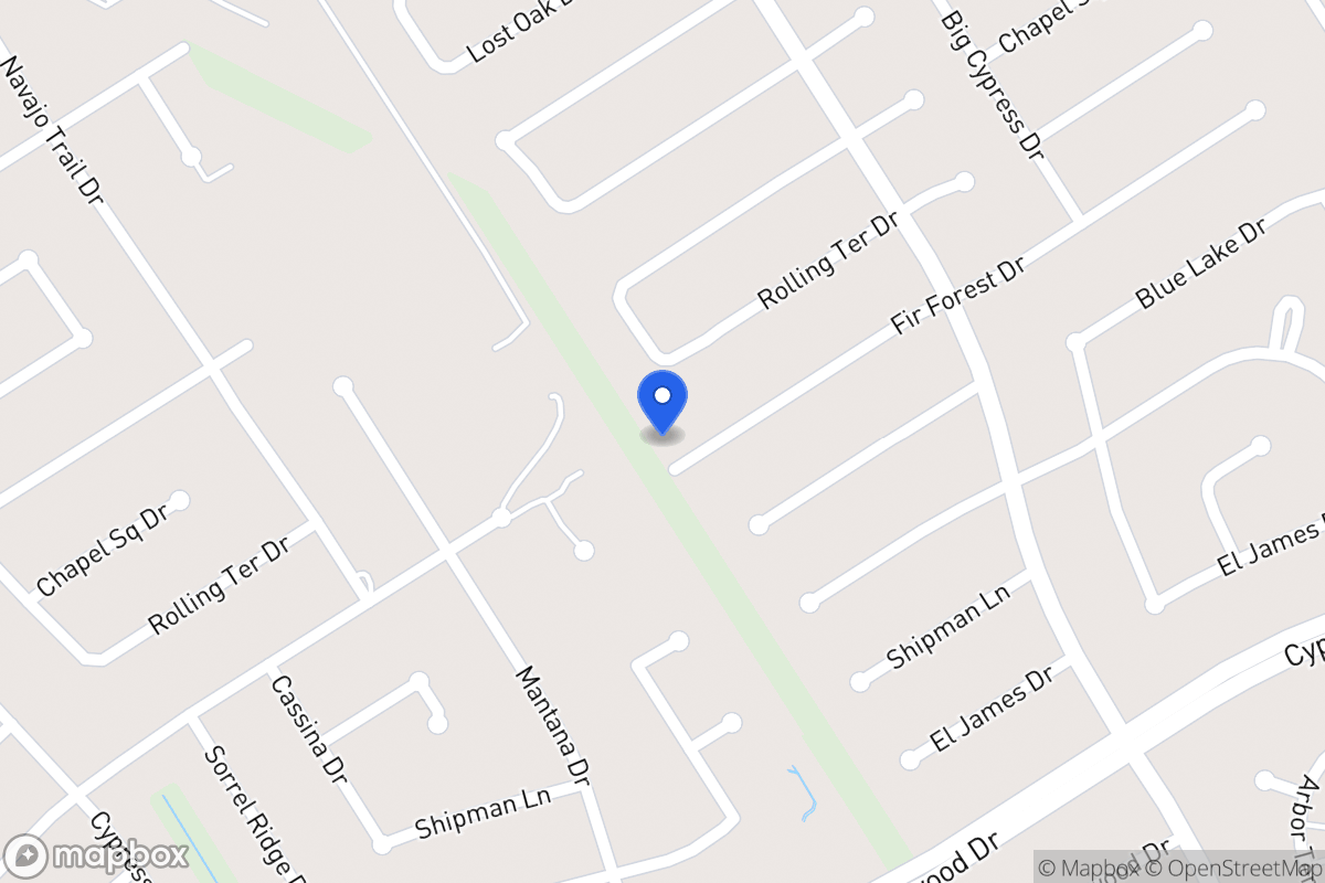Map of 3650 Fir Forest Dr, Spring