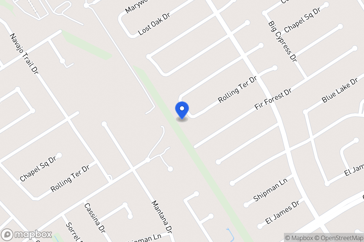 Map of 3655 Rolling Terrace Dr, Spring