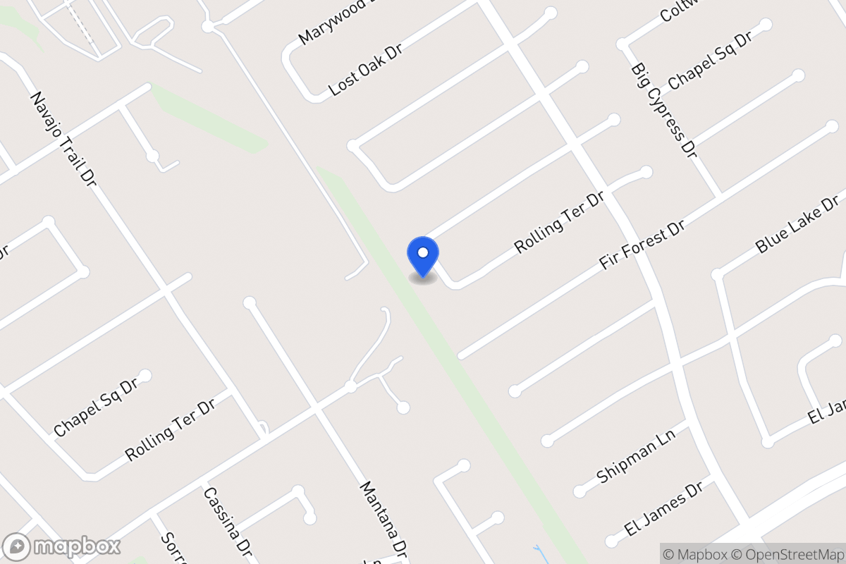 Map of 3659 Rolling Terrace Dr, Spring