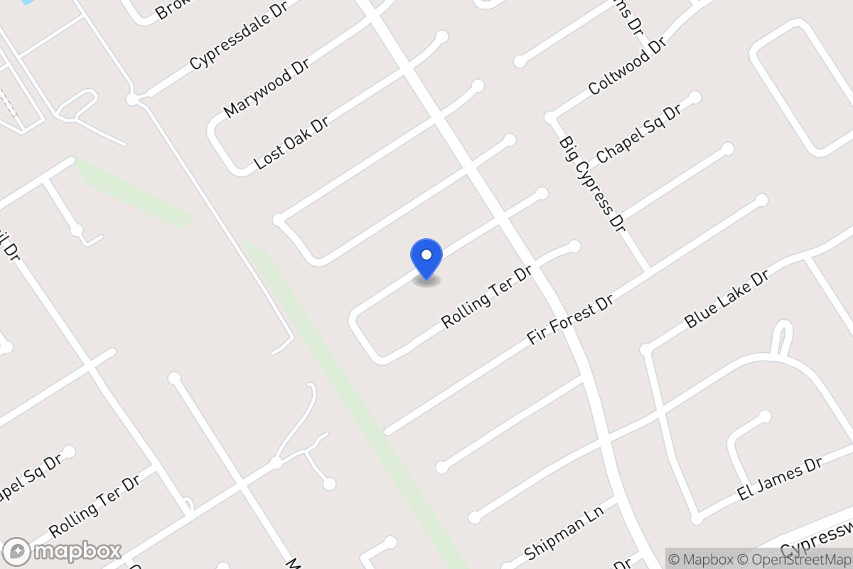 Map of 3623 Chapel Square Dr, Spring