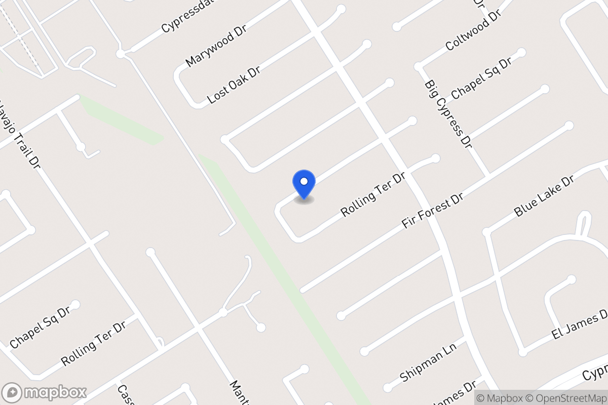 Map of 3635 Chapel Square Dr, Spring