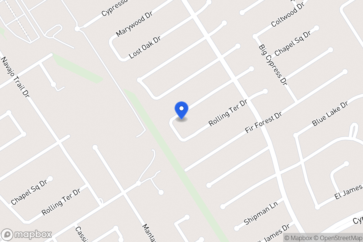 Map of 3639 Chapel Square Dr, Spring