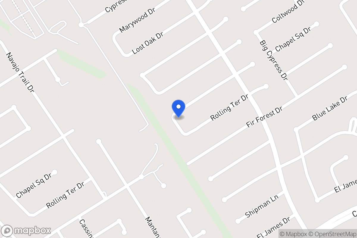 Map of 3643 Chapel Square Dr, Spring