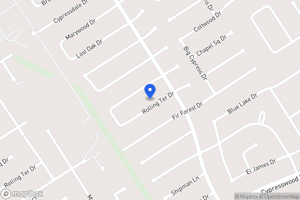 Map of 3614 Rolling Terrace Dr, Spring