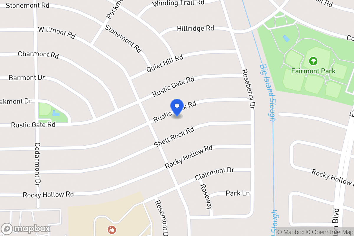 Map of 10018 Rustic Rock Rd, La Porte