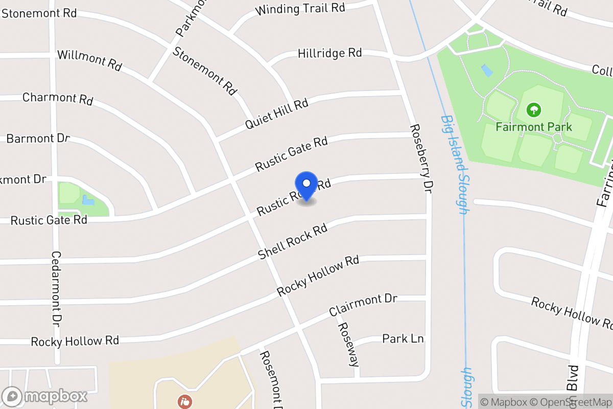 Map of 10022 Rustic Rock Rd, La Porte