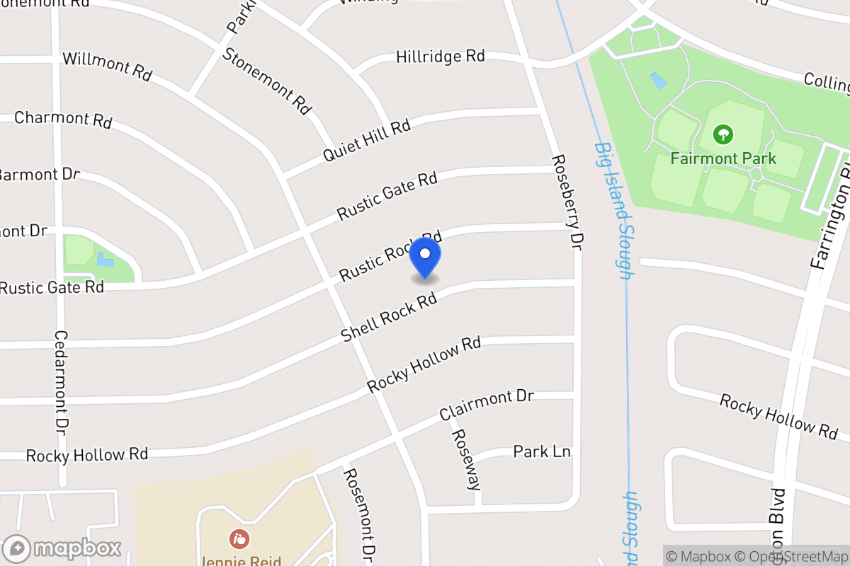 Map of 10027 Shell Rock Rd, La Porte