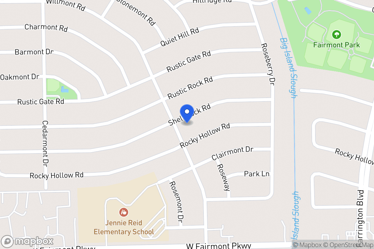Map of 10006 Shell Rock Rd, La Porte