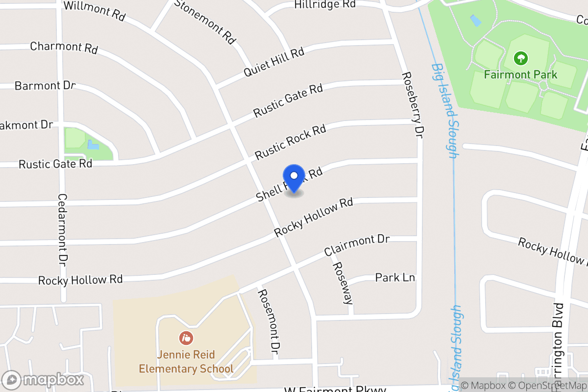 Map of 10010 Shell Rock Rd, La Porte