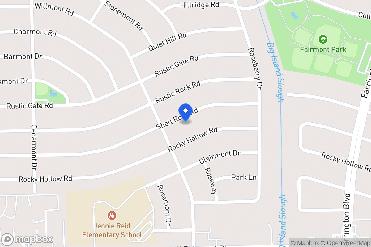 Map of 10014 Shell Rock Rd, La Porte