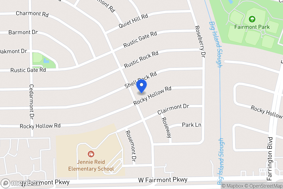 Map of 10007 Rocky Hollow Rd, La Porte