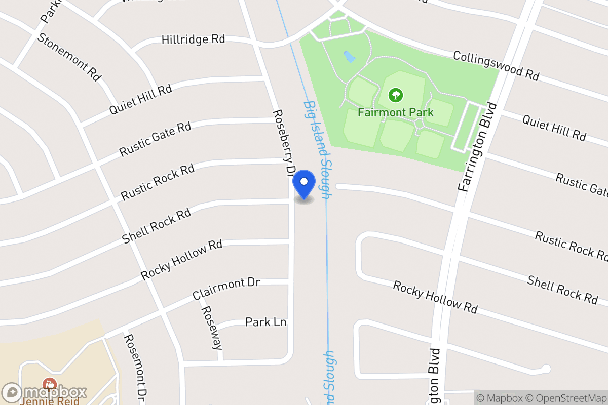 Map of 3703 Roseberry Dr, La Porte