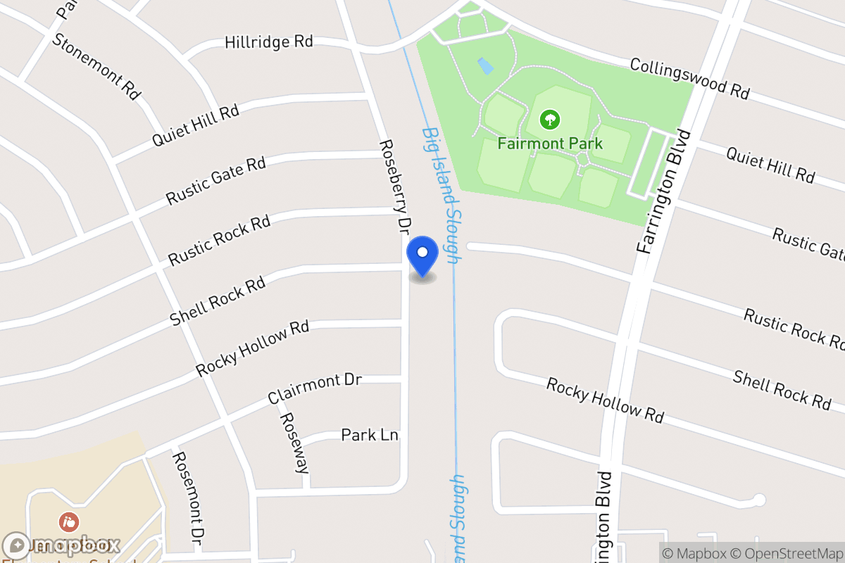 Map of 3707 Roseberry Dr, La Porte