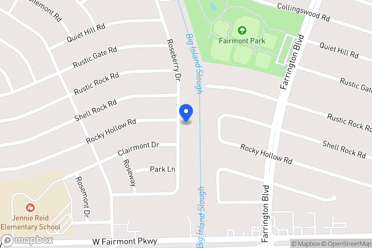 Map of 3723 Roseberry Dr, La Porte