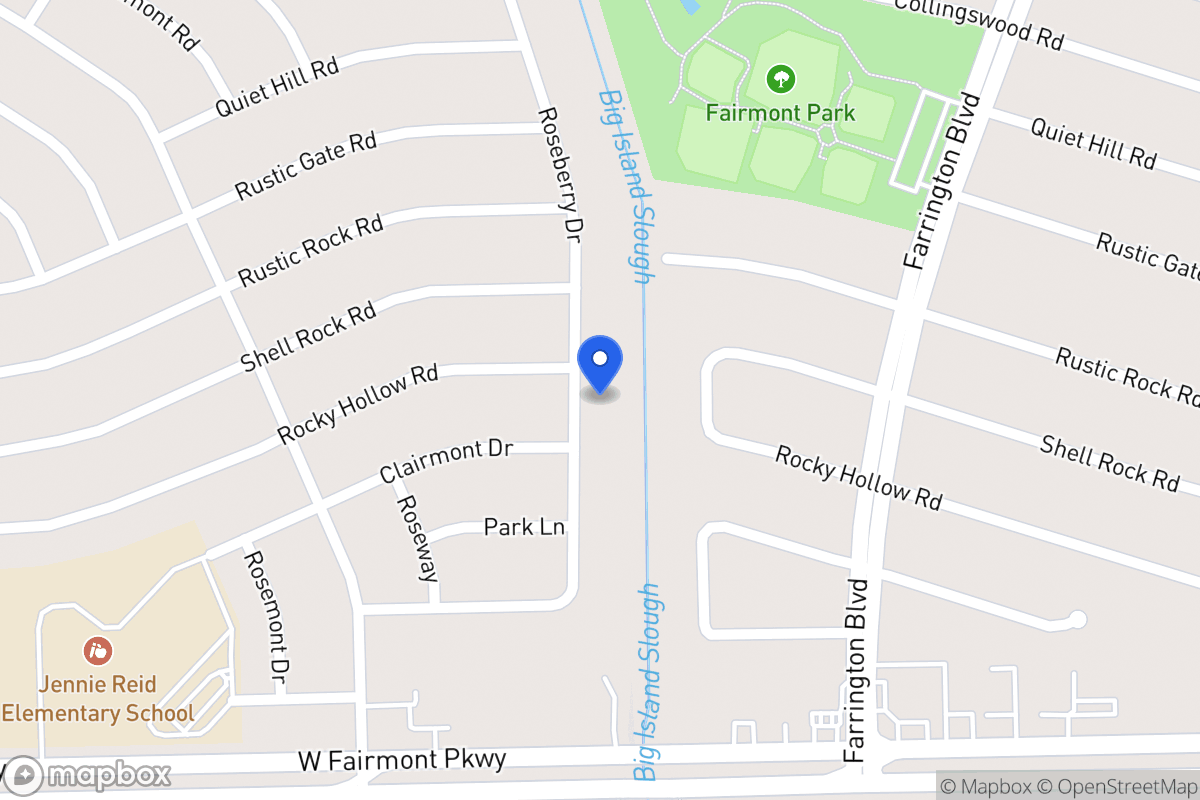 Map of 3727 Roseberry Dr, La Porte