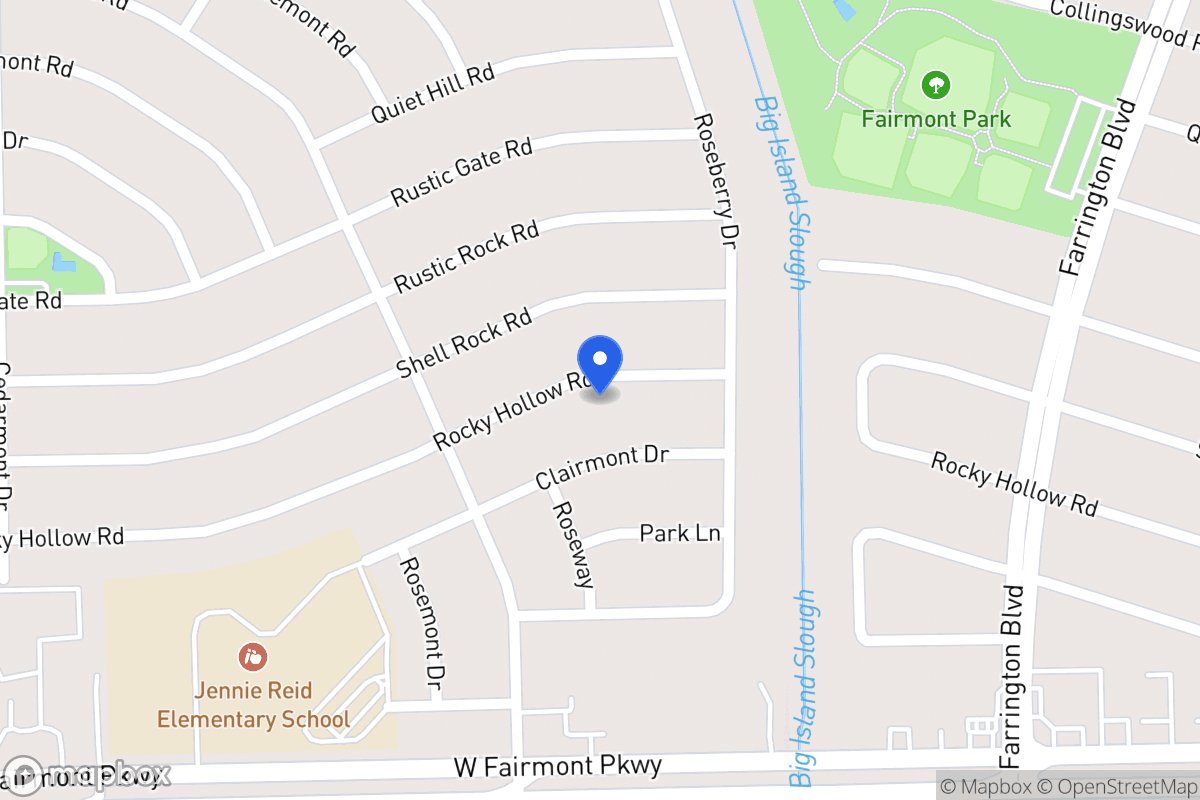 Map of 10102 Rocky Hollow Rd, La Porte