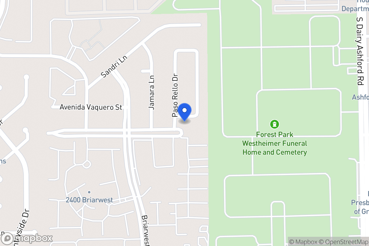 Map of 12715 Avenida Vaquero St, Houston