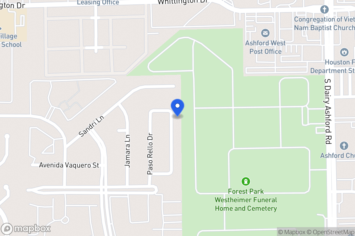Map of 2111 Linea Del Pino St, Houston