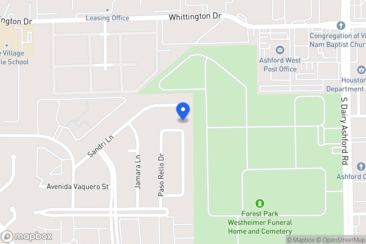 Map of 2106 Paso Rello Dr, Houston
