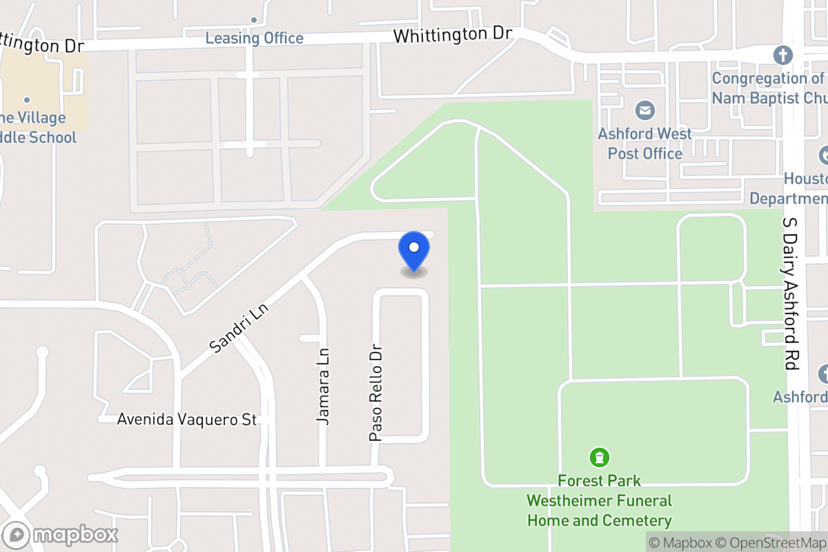 Map of 2110 Paso Rello Dr, Houston