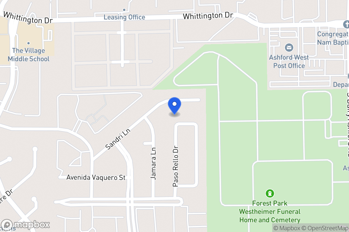 Map of 2126 Paso Rello Dr, Houston