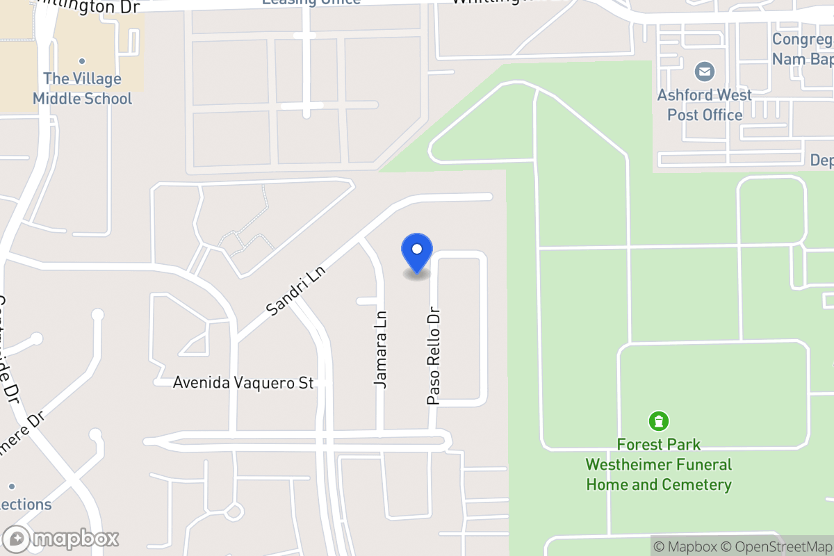 Map of 2146 Paso Rello Dr, Houston