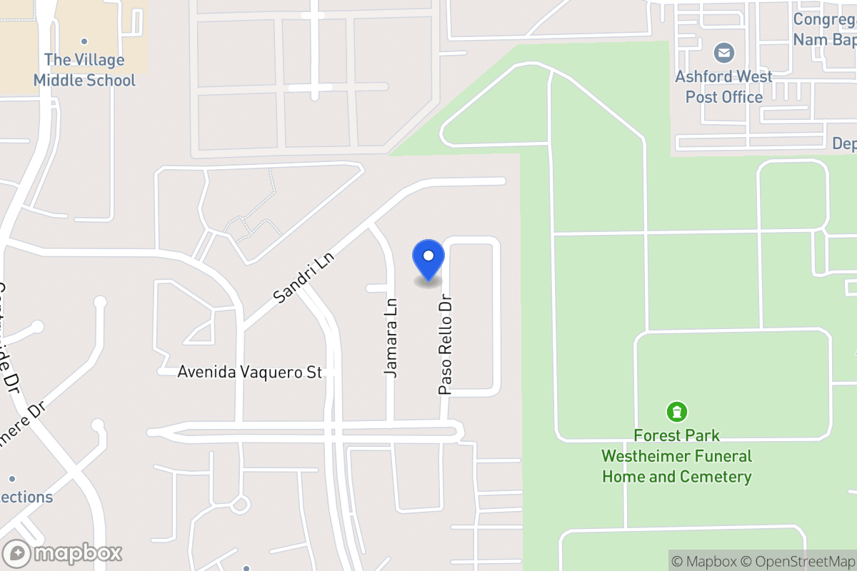 Map of 2154 Paso Rello Dr, Houston