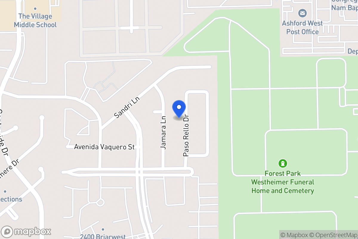 Map of 2162 Paso Rello Dr, Houston