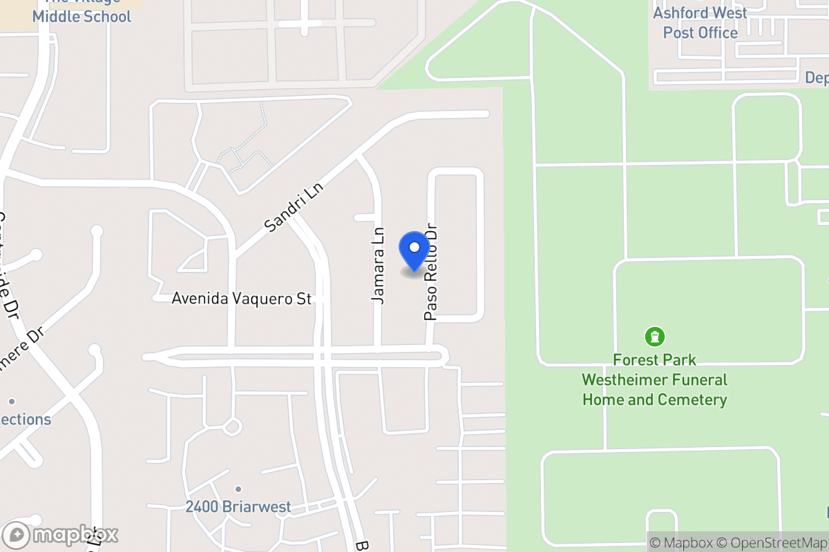Map of 2214 Paso Rello Dr, Houston
