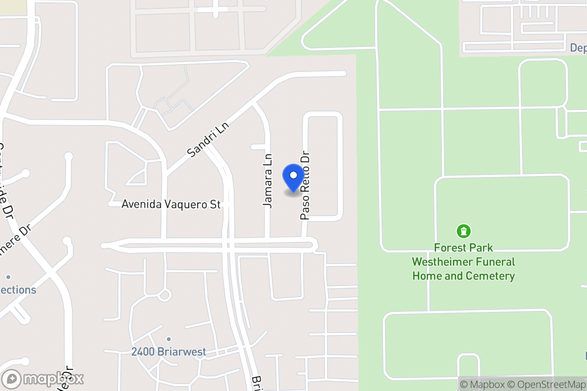 Map of 2218 Paso Rello Dr, Houston