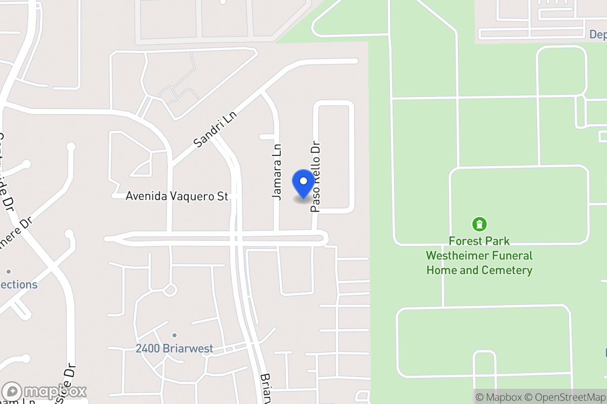 Map of 2226 Paso Rello Dr, Houston