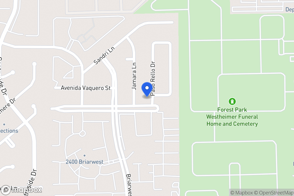 Map of 2234 Paso Rello Dr, Houston