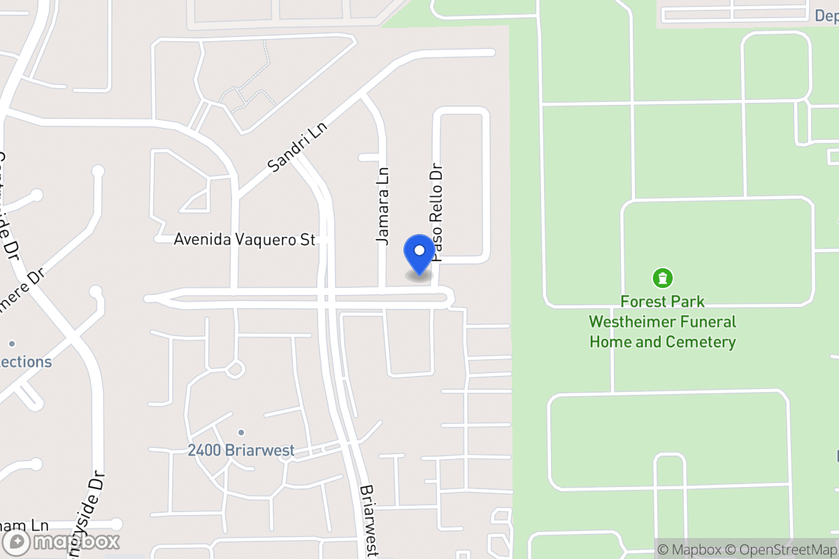 Map of 2238 Paso Rello Dr, Houston