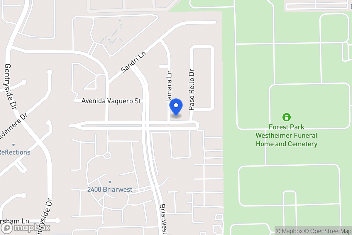 Map of 2239 Jamara Ln, Houston