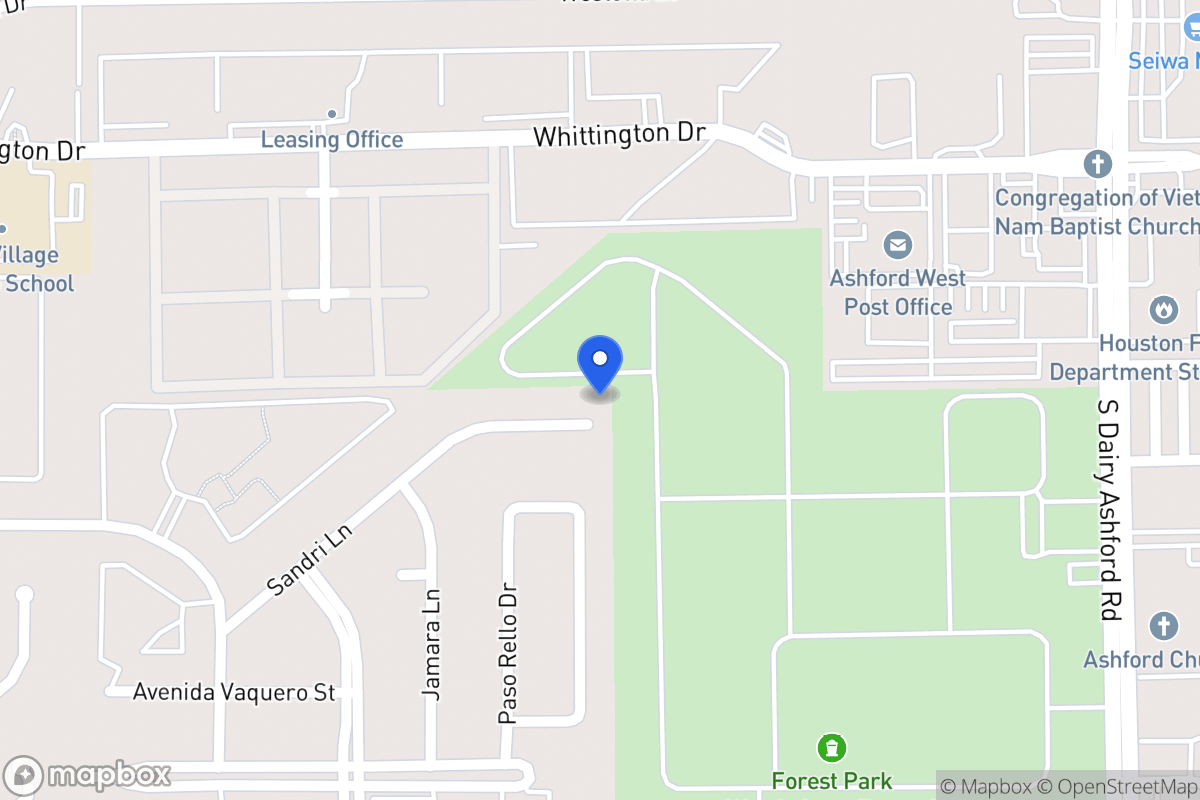 Map of 12706 Sandri Ln, Houston