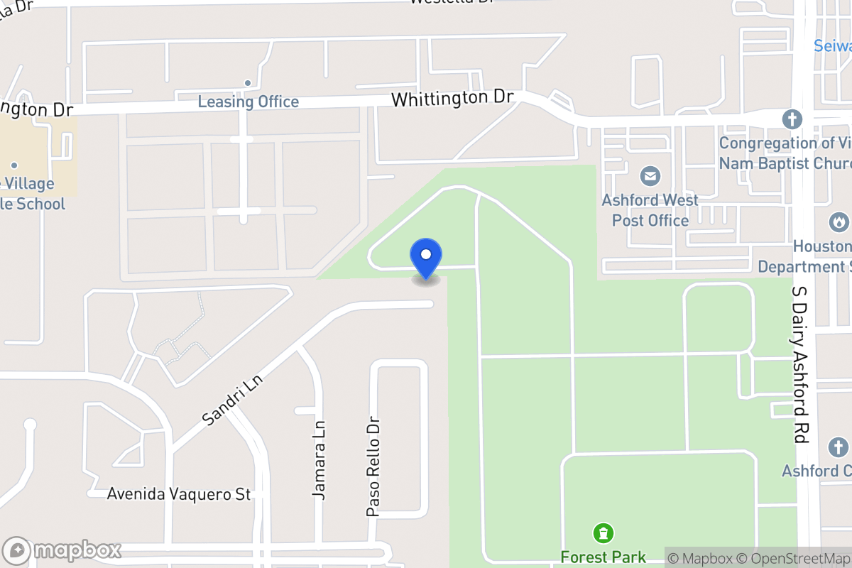 Map of 12710 Sandri Ln, Houston