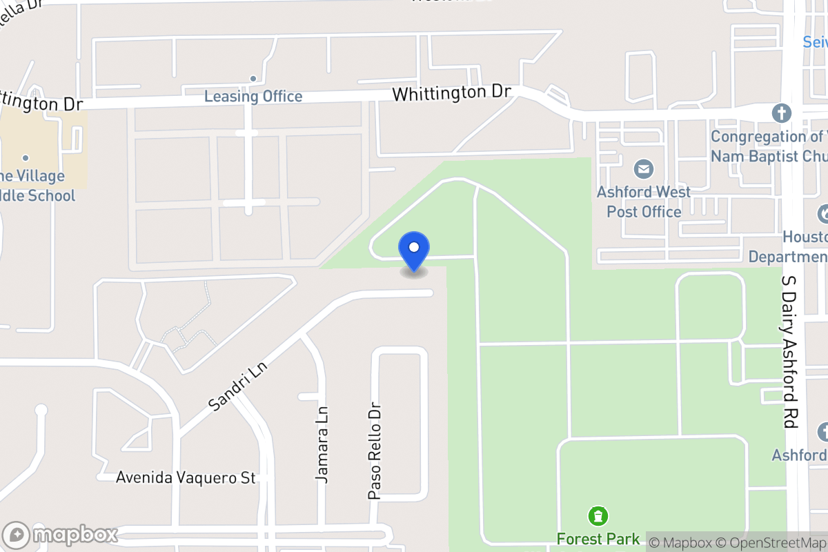 Map of 12714 Sandri Ln, Houston