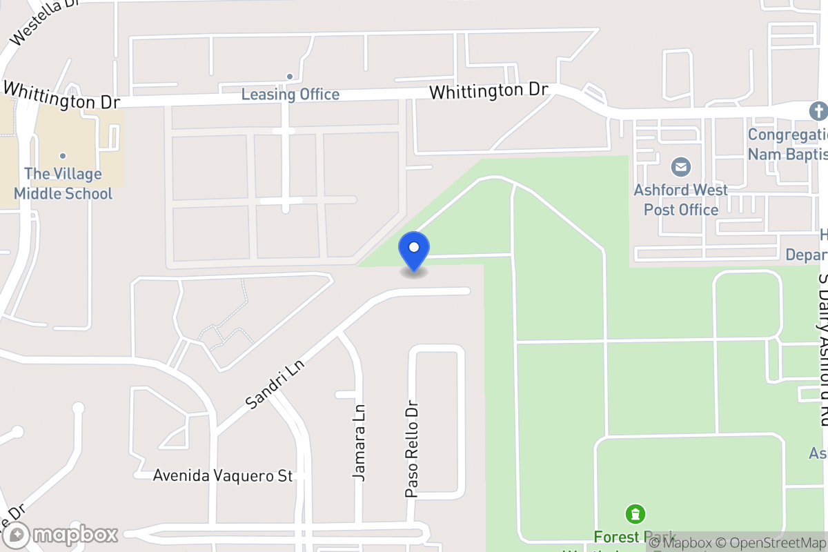 Map of 12730 Sandri Ln, Houston