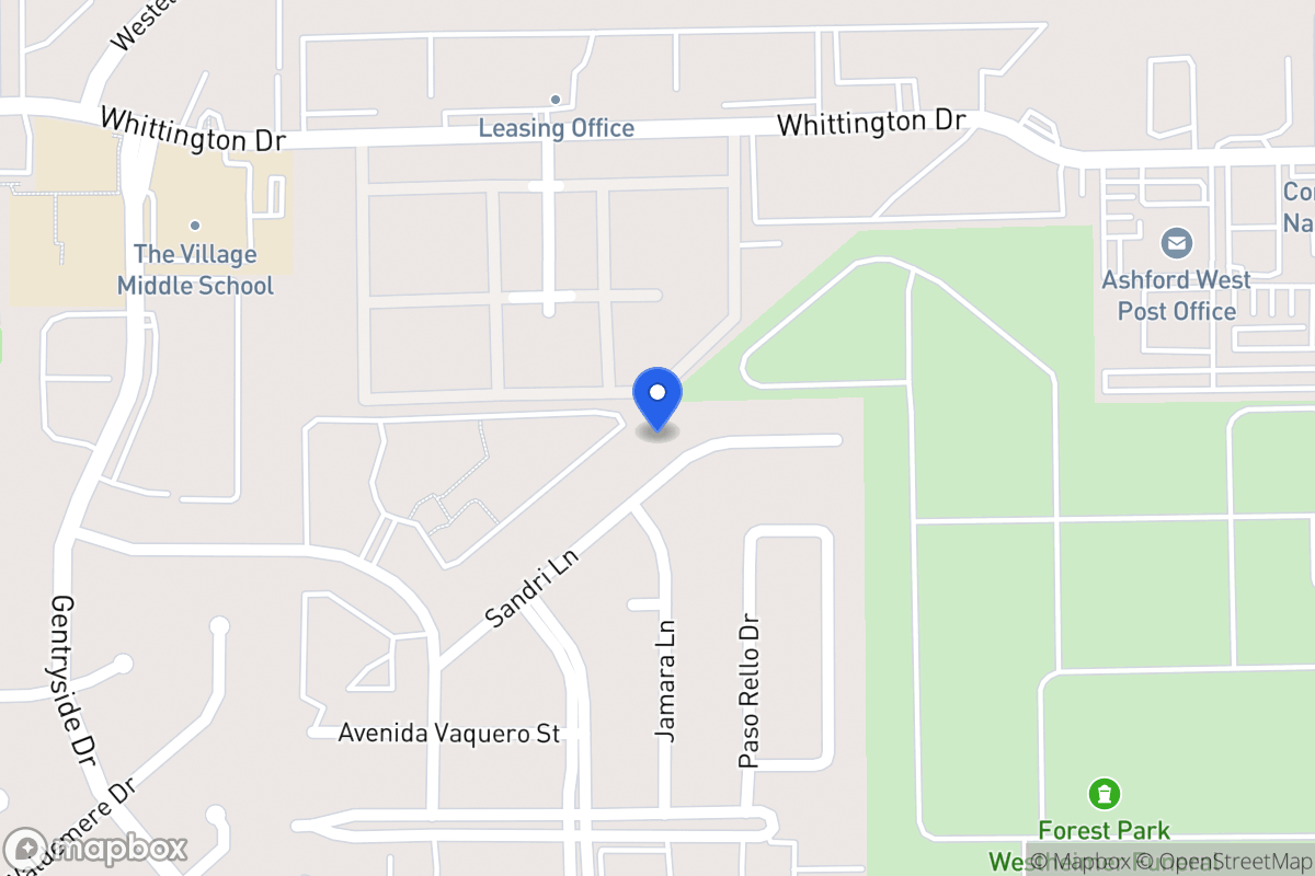 Map of 12802 Sandri Ln, Houston