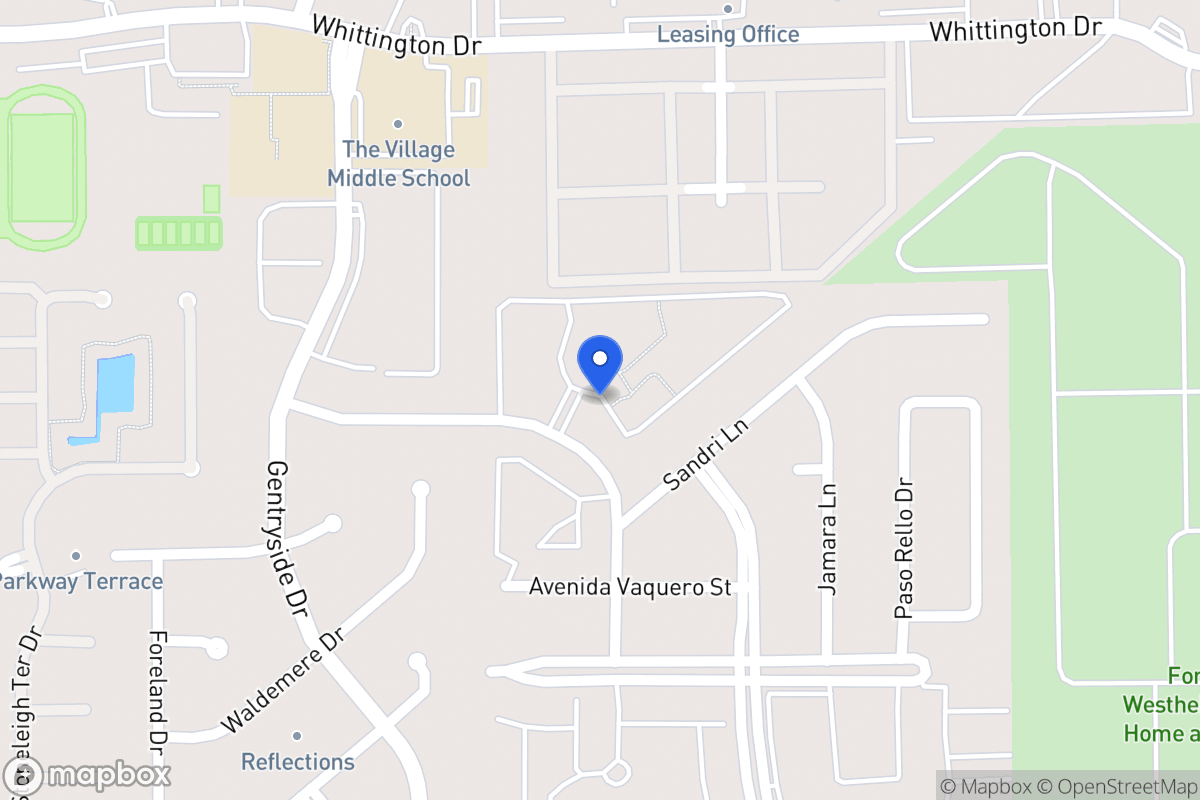 Map of 2215 Avenida La Quinta St, Houston